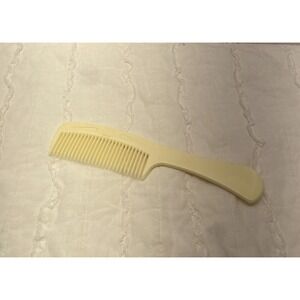 Vintage Goody 8.5" Pocket Comb Cream Unbreakable Retro Old School